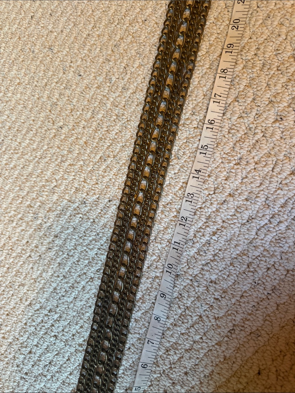 Vintage-Inspired Multistrand Filigree Chain Belt - Antique Gold - Picture 5 of 12